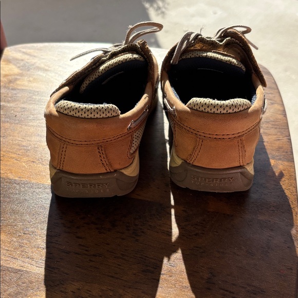 Sherry Brown Boat Shoes with Laces - Picture 2 of 3